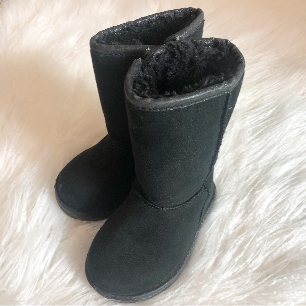 Jumping Beans 6 Black Toddler Boots